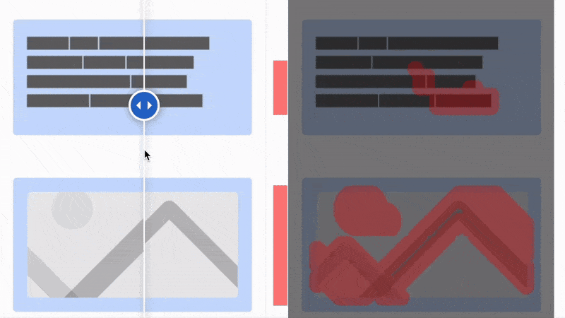 Animation Showing Before After Images And Comparison