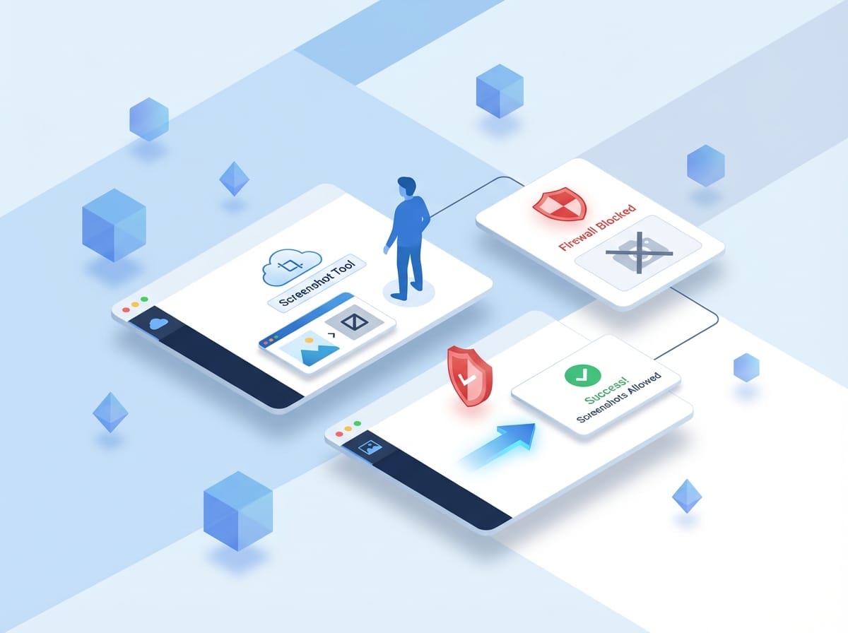 How to Stop Firewalls From Blocking Your Screenshots