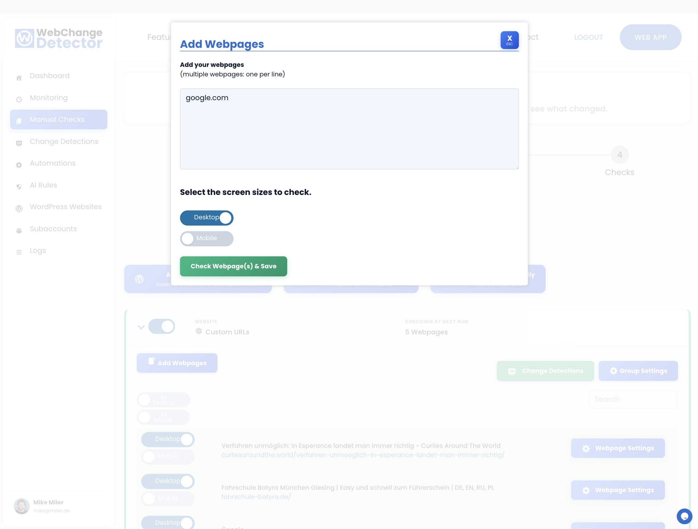 Webapp Add Url To Group And Enable Desktop
