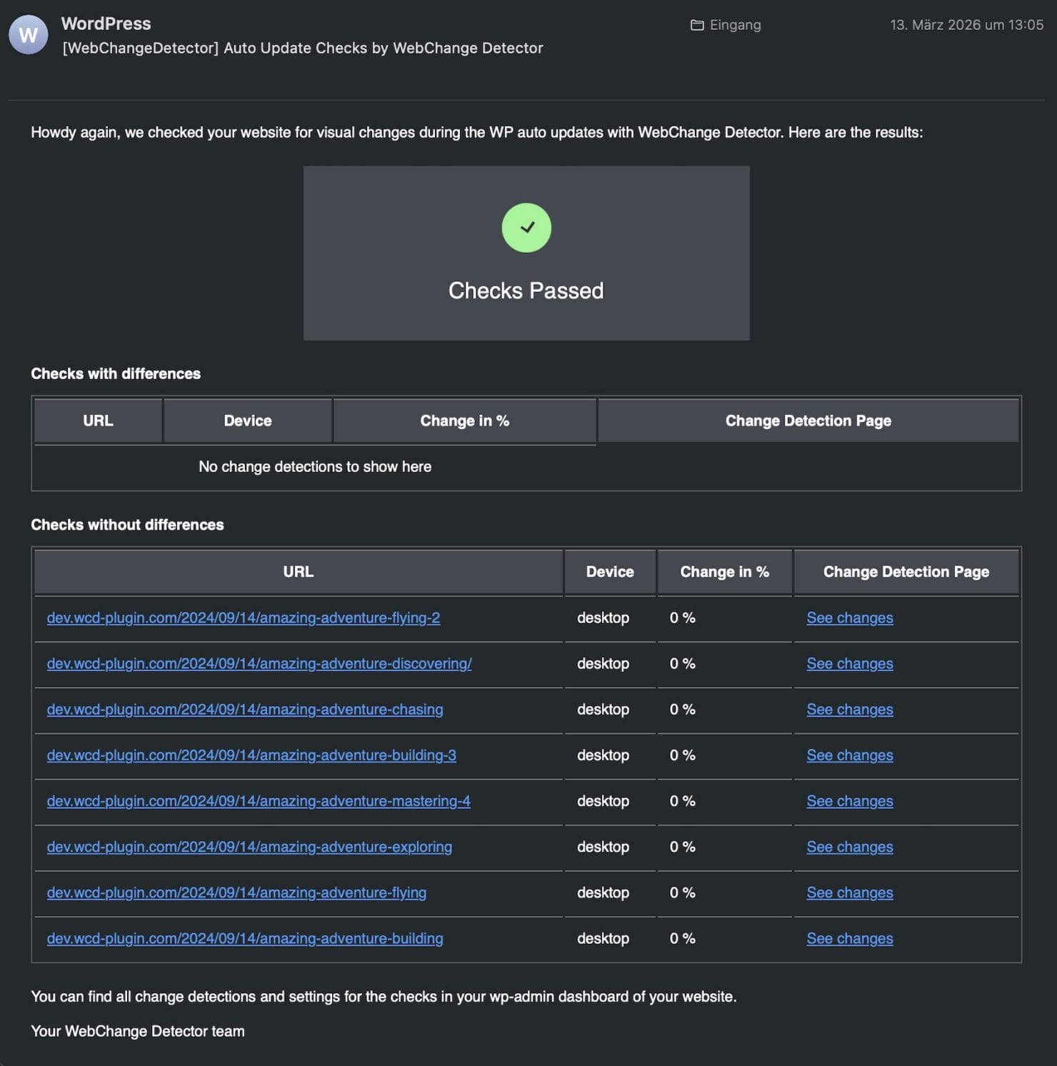 Wp Plugin Auto Update Check Email